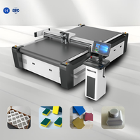 Machine de découpe numérique à couteau pneumatique pour mousse EVA et coton perlé, prix usine