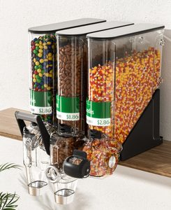 ECOBOX, recién llegado, dispensador de granos a granel montado en la pared, contenedor de gravedad, venta al por mayor, dispensador de dulces al por menor - Product Image 6