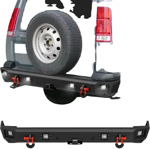 Factory Price OEM Off-Road Rear Bumper Fit 1999-2004 Land Rover Discovery 2 Rock Crawler Bumper Equipped