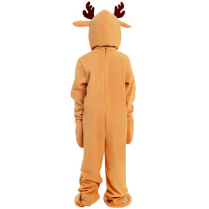 Disfraz de Reno Navideño para Niños, Traje Transpirable para Actuaciones Navideñas, Diseño de Copo de Nieve, Talla Infantil 4547 - Product Image 2