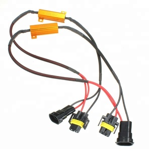 H4 lampu depan <span class=keywords><strong>LED</strong></span> Canbus bebas kesalahan antikedip pembatal Resistor dekoder untuk E46 - Product Image 4