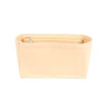 Mini sac organiseur pour maquillage, feutre rouge personnalisé à insertion, sac organisateur pour maquillage