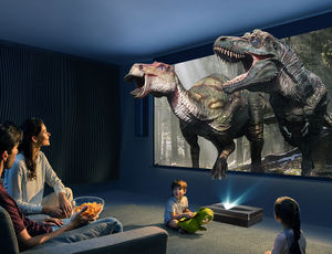 Changhong Jenovox B7U Pro 3700Ansi Full <span class=keywords><strong>HD</strong></span> WiFi Android 9 Smart Home Theater ultra Short Throw 3D Beamer 4K Proyector láser - Product Image 3