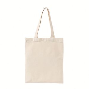Sac à main en toile tendance avec poignées robustes, léger et spacieux, fermeture éclair et broderie pour projets DIY, cadeaux promotionnels - Product Image 6