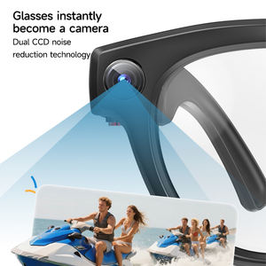 Nouvelles lunettes intelligentes AI avec caméra 8 millions de pixels 4K HD 800W avec assistant vocal enregistrement traducteur d'appel audio BT - Product Image 3