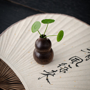 Walnut Gourd <b>Incense</b> Burner Hand Made Small <b>Incense</b> <b>Holder</b> For Tea Table Zen Style - Product Image 4
