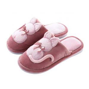 Chaussons d'hiver pour femmes, chaussures de chat de dessin animé, chaussons d'intérieur doux et chauds pour l'hiver, chaussons de chambre à coucher pour les couples, chaussures en dropshipping - Product Image 5