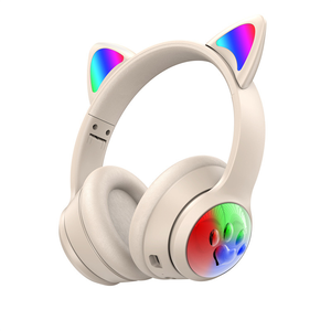 Casque BT850 populaire, casque sans fil Bluetooth pour jeux électroniques, téléphone portable, basses puissantes, casque tout compris avec oreilles de chat - Product Image 1