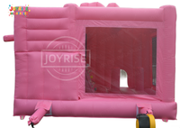 Château gonflable commercial JOYRISE pour filles, thème gâteau, rose, avec toboggan, en PVC, garantie 3 ans, 500 kg