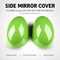 Coques de rétroviseurs couleur unie Carwoman pour MINI Cooper R55 R56 R57 R58 R59 R60 R61 2007-2016, pliage électrique et manuel, vente en gros