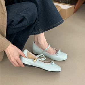 Zapatos de Mujer, Modelo 2025, con Lazo Francés, Tacón de 4CM, Estilo Mary Jane, Princesa - Product Image 4