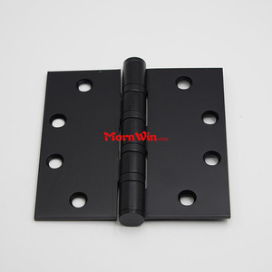 Tùy biến chuyên nghiệp Matt đen có thể tháo rời pin thương mại 4.5 inch Vuông Bóng mang cửa bản lề - Product Image 6