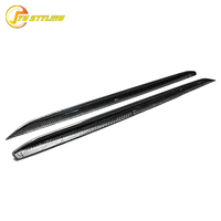 Jupes latérales en fibre de carbone sèche style MP pour BMW Série 3 Berline G20 LCI M-TECH, protection de pare-chocs latéral en carbone, kits carrosserie
