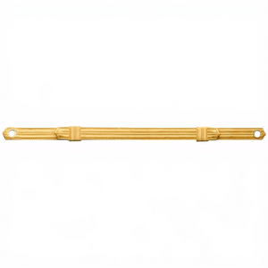 Correa Doble Ajustable Dorada para Gorra de Macramé, Acabado Recubierto, Tejido de Alta Tenacidad, Diseño Trenzado de 3 Hilos, Clásico/Modernos - Product Image 1