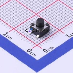 GT-TC074B-H045-L1 Tactile Switch SMD-4P,4.5x4.5mm Switch Single Pole Single Throw Round Button 2.5N Vertical Mount - Product Image 1