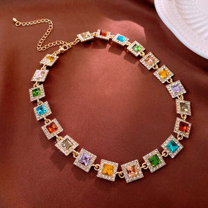 Collar <span class=keywords><strong>de</strong></span> Aleación Vintage Estilo Europeo Americano <span class=keywords><strong>de</strong></span> <span class=keywords><strong>Segunda</strong></span> <span class=keywords><strong>Mano</strong></span>, Lujo Ligero <span class=keywords><strong>de</strong></span> Alta Gama, <span class=keywords><strong>Cadena</strong></span> <span class=keywords><strong>de</strong></span> Bambú para Clavícula, Diseño <span class=keywords><strong>de</strong></span> Nicho, Moda - Product Image 3