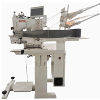 Machine à coudre industrielle à grande vitesse, multi-aiguilles, coupe-fil, alimentation par aiguille, pour tissus lourds, jeans et vêtements décontractés TS-1104UTC