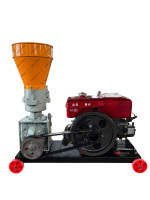 Alimentation du bétail faisant la machine Noyau de moteur diesel 120-150 kg/h Machines à granulés de haute qualité Nouvelle garantie de 1 an