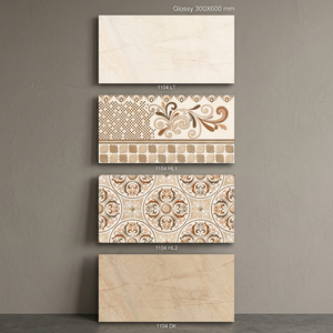 Carrelages muraux extérieurs intérieurs 12x24 Beige ivoire de la société de porcelaine indienne 300x600mm 30x60cm pour Villa salle de bain utilisation numérique - Product Image 3