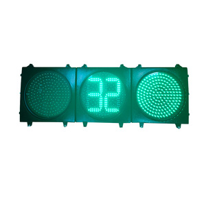 Sản xuất chuyên nghiệp qua đường an toàn 200 mét 300 mét màu đỏ màu xanh lá cây hổ phách LED tín hiệu giao thông ánh sáng để bán - Product Image 1