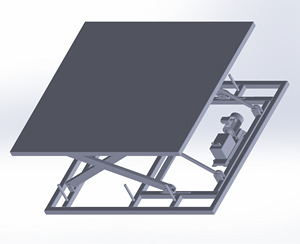 Escenario de Acero Eléctrico Antideslizante 360 °   Plataforma Giratoria Elevadora, Instalación Rápida y Estable para Conciertos - Product Image 4