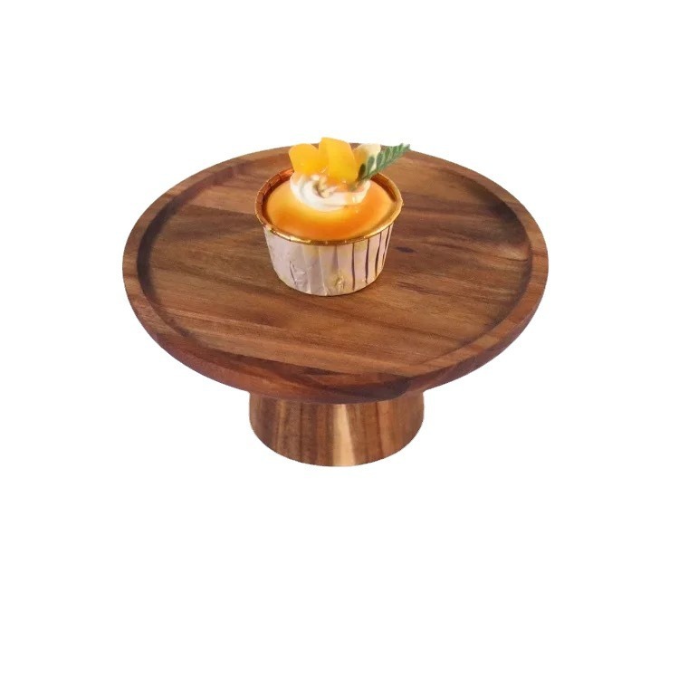 Runde Kuchentablett Aus Karton – Versilbert, 45 Cm Durchmesser, 1,2 Cm Hoch