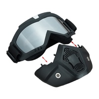 Nouveautés : Lunettes de moto, motocross, anti-vent, anti-buée, monture TPU détachable, lentille PC, protection UV400, équipement de sécurité