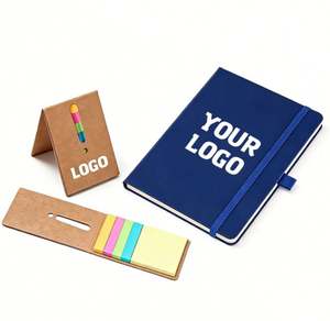 Set de Regalo de Cuaderno con Logotipo Personalizado, al por Mayor, Promocional, Empresarial, Personalizado, de Cuero PU, Impresión A5/A4/A6 - Product Image 1
