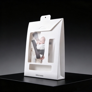 Recycled PVC Square Foldable Plastic Box for Baby Care Toothbrush Transparent PET PP Printed Packaging Box For Maternity Pants - Product Image 4