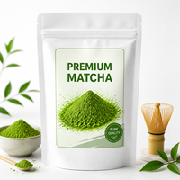 Poudre de Matcha Cérémonial Bio 6A en Gros, Marque Privée OEM, Poudre de Matcha pour Latte, Poudre de Thé Vert Matcha Japonais
