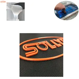 Sollyd制造高密度硅胶油墨胶浆，用于丝网印刷织物服装t恤