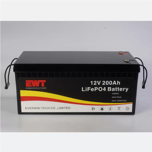 แบตเตอรี่ลิเธียมไอรอนฟอสเฟต 12V 200Ah ความจุสูง สำหรับเก็บพลังงานแสงอาทิตย์และสำรองไฟ  ชุดแบตเตอรี่ลิเธียมไอออน LFP - Product Image 2