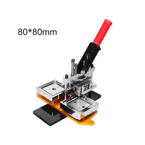 Lily 80*80 Kit de fabricante de botones magnéticos para <span class=keywords><strong>nevera</strong></span> con foto personalizada Máquina de botones de presión manual cuadrada con 1 año de garantía - Product Image 4