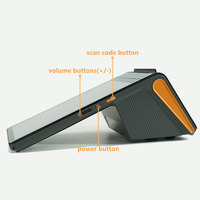 GOODCOM, tableta portátil Android POS de 8 pulgadas, impresora integrada de 80mm con terminal de pago de código de escaneo, aplicación LOYVERSE