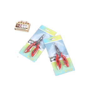 Stainless Steel Lure <b>Pliers</b> Thickened <b>Multi</b> Functional Fishing <b>Tool</b> For Hook Removal Line Cutting Portable Design - Product Image 3