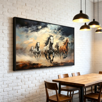 Bingkai Kayu Kelas Seniman untuk Cetakan Fotografi Pameran Seni Foto Kanvas Desain Bingkai Mengambang Model Q2547