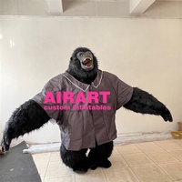 Costume d'animal costume de gorille gonflable costume de gorille en peluche gonflable
