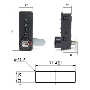 Xczd 4 kỹ thuật số phòng tập thể dục an toàn ngăn kéo đồ nội thất cơ khí tủ gỗ mã Tủ kết hợp cam khóa - Product Image 2