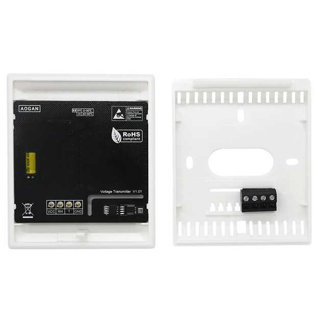 Aosong AGH1 Series Wall-Mounted Temperature Humidity Transmitter 0.5/3%RH Accuracy 4-20mA Output -40~60C Operating
