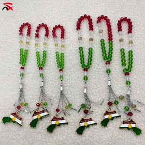 Bracelets de prière personnalisés en cristal de 10 mm avec breloques drapeau et carte du Kurdistan, accessoires de chapelet en vrac pour femmes - Product Image 2