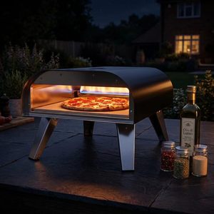 Four à pizza compact et portable pour l'extérieur, en acier inoxydable, à bois, pour <span class=keywords><strong>balcon</strong></span> - Product Image 1