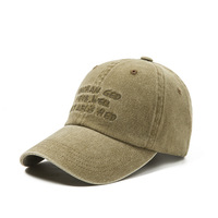 Gorra de béisbol de mezclilla para mujer con estampado de letras, sombrero de sol de ala ancha, gorra transpirable de visera delgada para actividades casuales al aire libre OEM