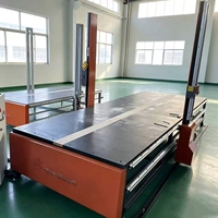 Machine de découpe verticale à fil chaud pour blocs de mousse EPS, machine de découpe CNC pour polystyrène, application d'économie de matériau