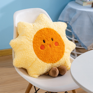 Coussins créatifs soleil et lune jaunes, matériau doux, peluche, poupée de compagnie, cadeaux, vente directe d'usine, vente en gros - Product Image 4
