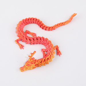 Ensemble d'œufs de dragon en plastique écologique imprimés en 3D, jouets anti-stress rotatifs en cristal sur le thème des animaux - Product Image 1