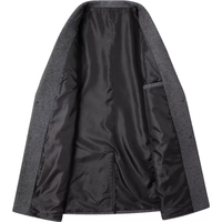 Vente en gros usine 2026 – Manteau trench en laine pour homme de haute qualité, coupe ajustée, chaud et long pour l'hiver