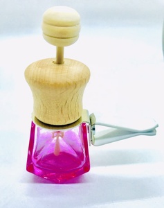 Botol Kaca Kosong Grosir untuk Diffuser Mobil, Penyegar Udara, Klip Ventilasi dengan Tutup Kayu dan Tutup Sekrup, Dicetak Sablon, Kapasitas 5ml/6ml - Product Image 2