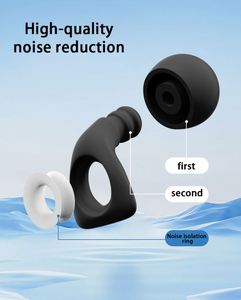 Tapones para los Oídos con Cancelación de Ruido, de Silicona Reutilizables, Suaves y Cómodos, Protección Auditiva para Dormir, Música, Viajes, Estudio - Product Image 3