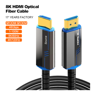 Cable de fibra óptica HDMI de grado de ingeniería, aleación de Zinc, 8K, Kabel, 60Hz, Conductor de cobre, LinkJun, compatible con Cable HDMI 2,1 - Product Image 1