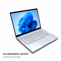 Ordinateur portable professionnel ultra-fin de 14 pouces de l'usine Yifang, équipé d'un processeur AMD Ryzen 5 6600H et d'une apparence métallique